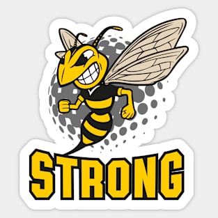 Bee Strong Beekeeper Fierce Bee Lover Sticker